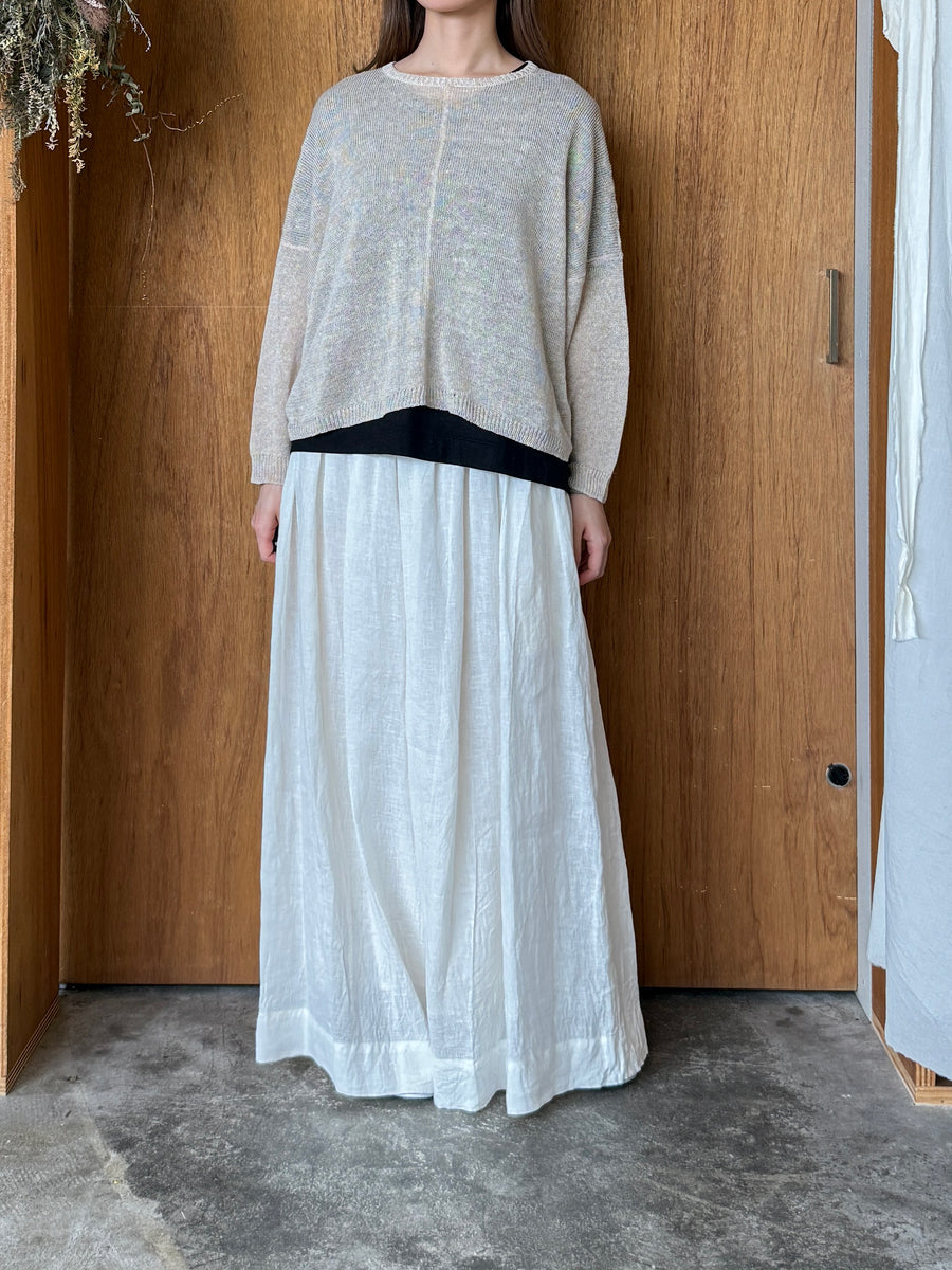 トップス suzuki takayuki knitted cape Black suzuki takayuki / knitted cape（beige） – ams_selectshop