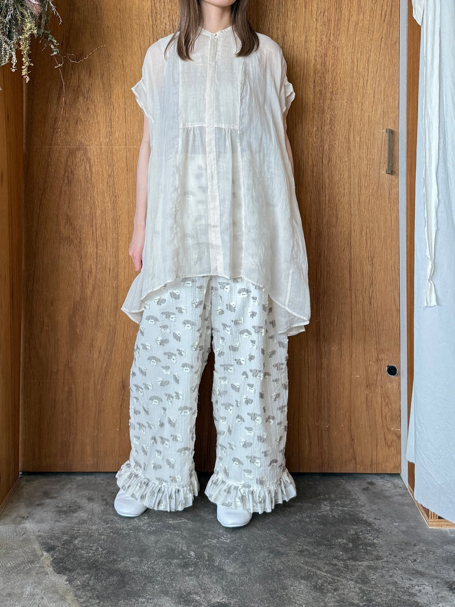 トップス suzuki takayuki lace up tunic one Peace suzuki takayuki