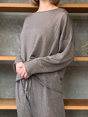 GASA*/  Appreciate：感謝する　プルオーバー (steel gray)