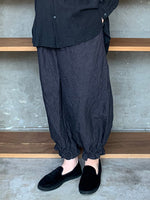 ROBE de PEAU / ANKLE TIED PANTS (BLACK)