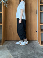 【SALE】Vlas Blomme / High Count Cotton Linen クロップドカーゴパンツ