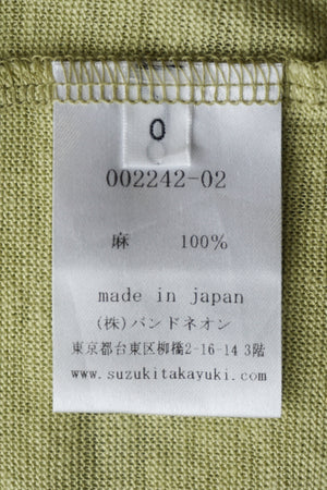 suzuki takayuki / linen tank top