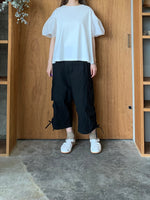 【SALE】Vlas Blomme / High Count Cotton Linen クロップドカーゴパンツ