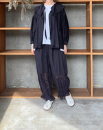 ROBE de PEAU / SHEER HAORI BLOUSE (NOIR)