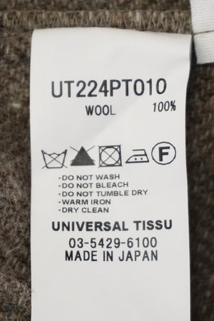 UNIVERSAL TISSU / オリジナルウールヘリンボン サロペットPT