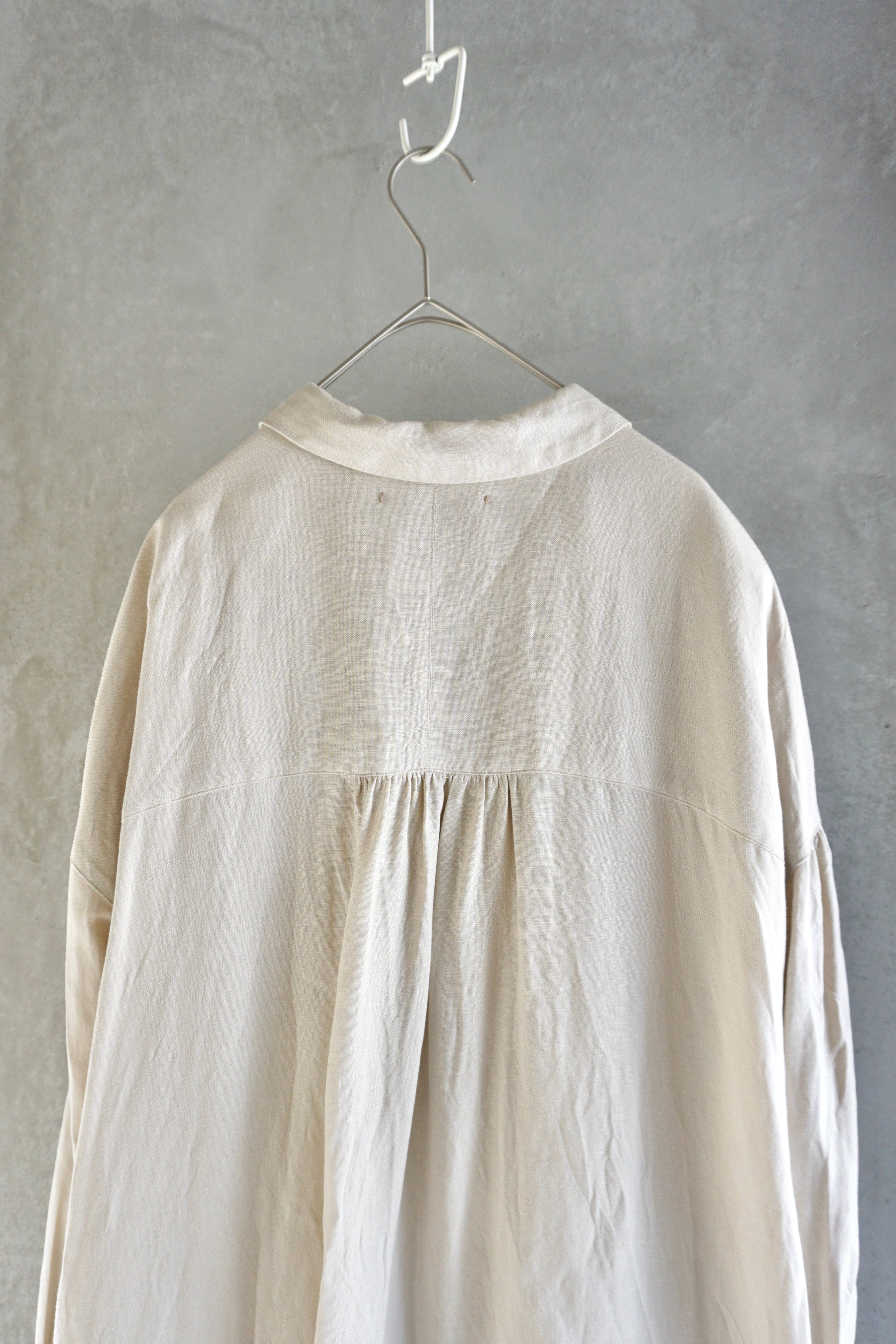 IKKUNA / drawstring shirt dress