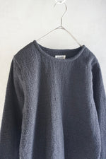 qiri / sashiko gather JQ long sleeve pullover