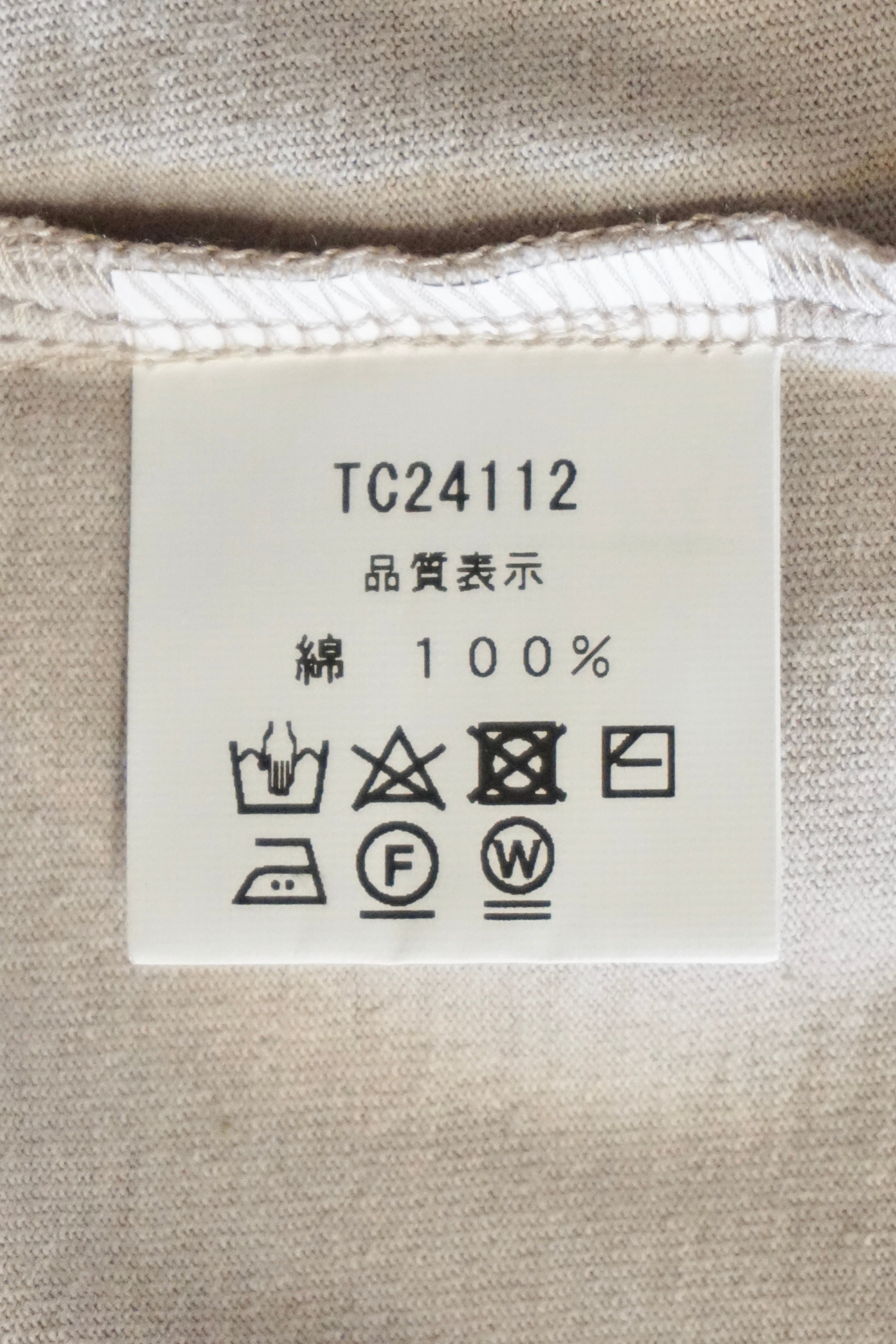 tumugu / オーガニック空紡天竺 七分袖Tシャツ