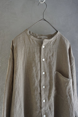 Vlas Blomme / Washed 60/1 Line カフタンロングシャツ