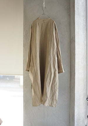 Re arrival!! Vlas Blomme / Washed 60/1 Line カフタンロングシャツ