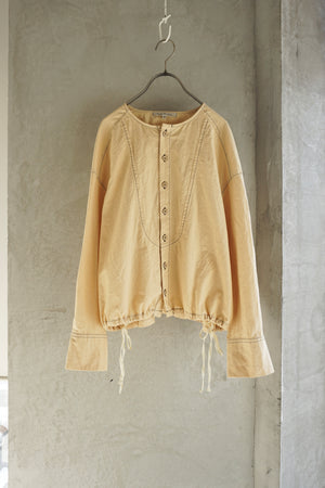 Vlas Blomme / Historical Cloth ステッチヨークブラウス