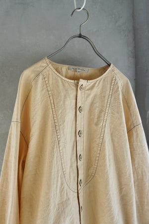 Vlas Blomme / Historical Cloth ステッチヨークブラウス