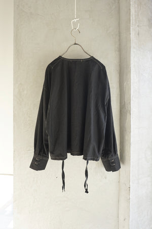 Vlas Blomme / Historical Cloth ステッチヨークブラウス