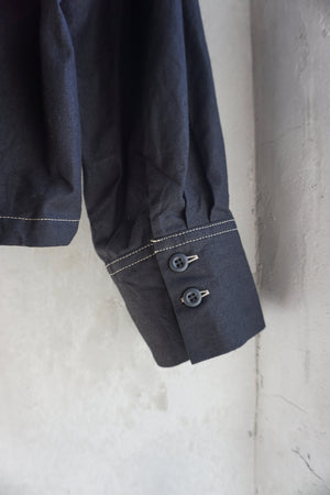 Vlas Blomme / Historical Cloth ステッチヨークブラウス