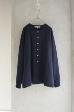 Vlas Blomme / French Merino Wool 前開きラップカーディガン