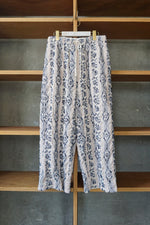 qiri / mix yarn jacquard gather pants（ピンク）