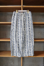 qiri / mix yarn jacquard gather pants（ミント）