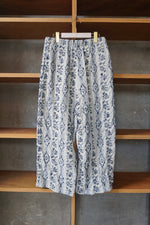 qiri / mix yarn jacquard gather pants（ミント）