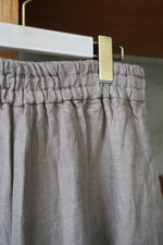【SALE】UNIVERSAL TISSU / オーガニックリネンツイル ギャザーPT（モカ）