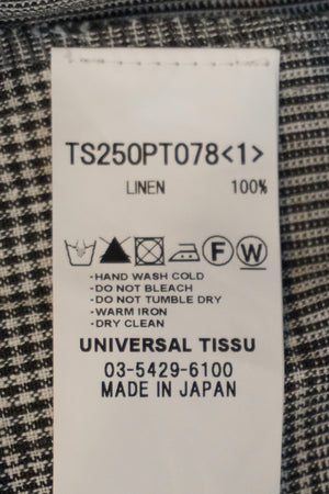 TISSU / グレンチェック ストレートPT