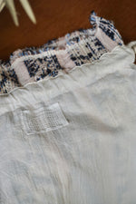 qiri / mix yarn jacquard 巾着bag（ピンク）