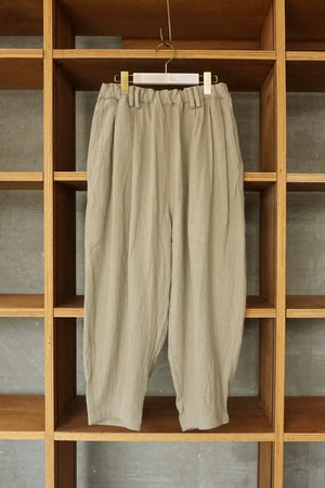 suzuki takayuki / farmer's wide pants（bay leaf）