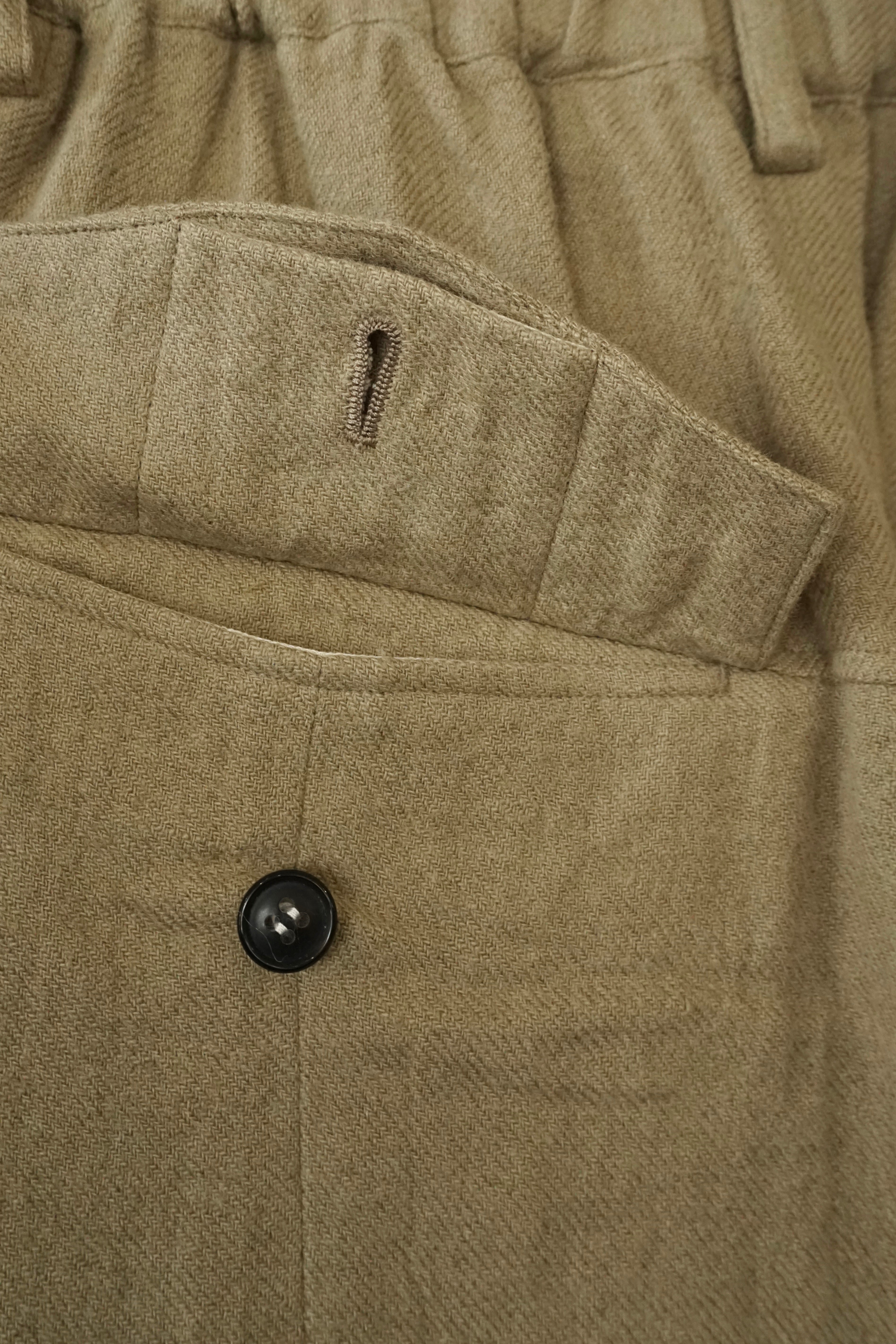 suzuki takayuki / farmer's wide pants（bay leaf）