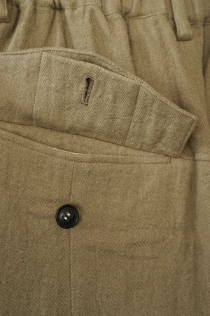 suzuki takayuki / farmer's wide pants（bay leaf）