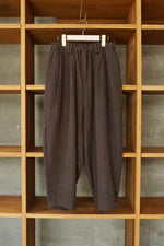 suzuki takayuki / farmer's wide pants（van dyck brown）