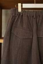 suzuki takayuki / farmer's wide pants（van dyck brown）