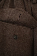 suzuki takayuki / farmer's wide pants（van dyck brown）