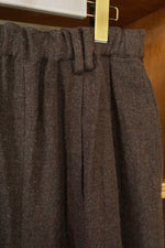 suzuki takayuki / farmer's wide pants（van dyck brown）