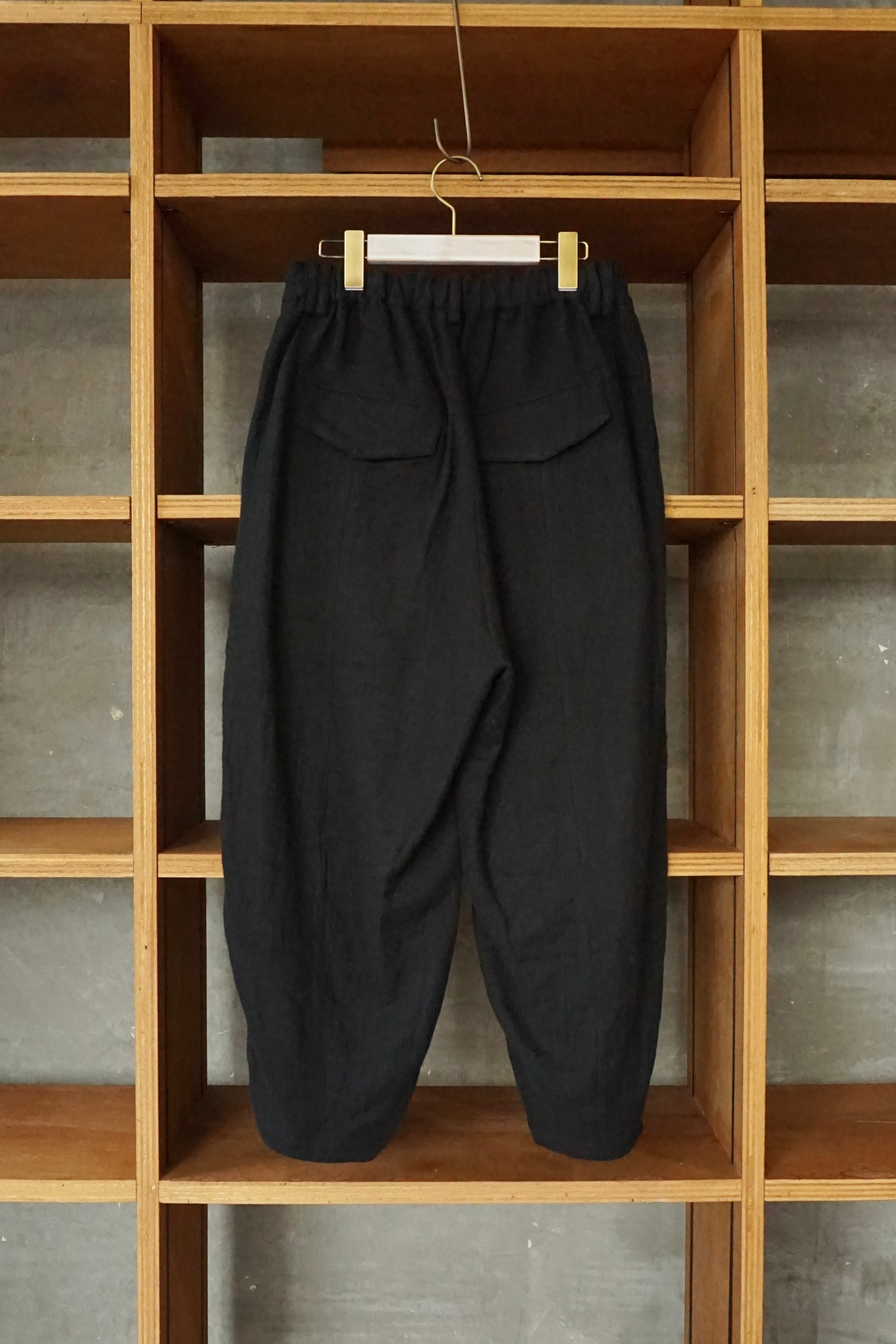 suzuki takayuki / farmer's wide pants（black）