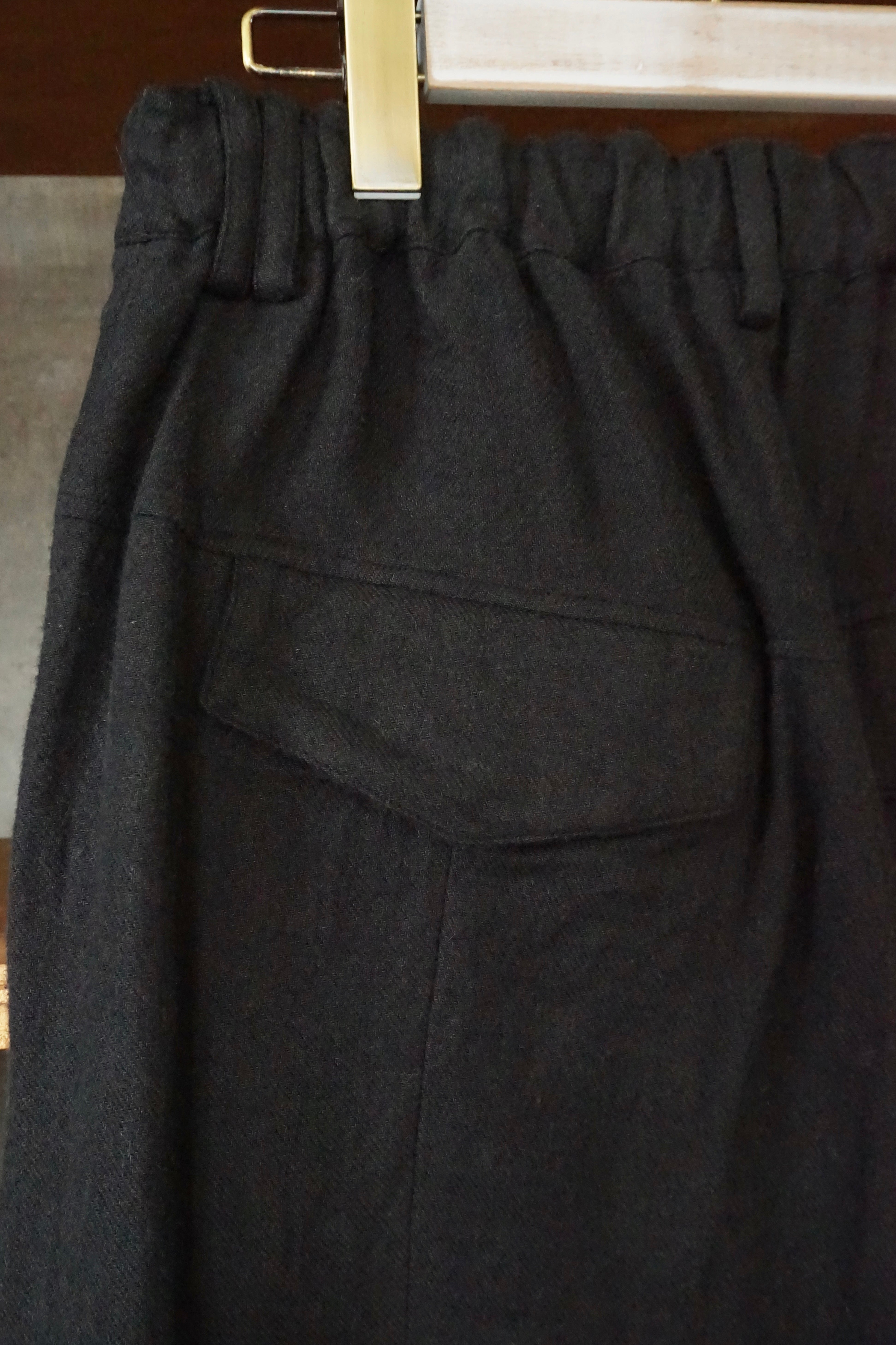 suzuki takayuki / farmer's wide pants（black）