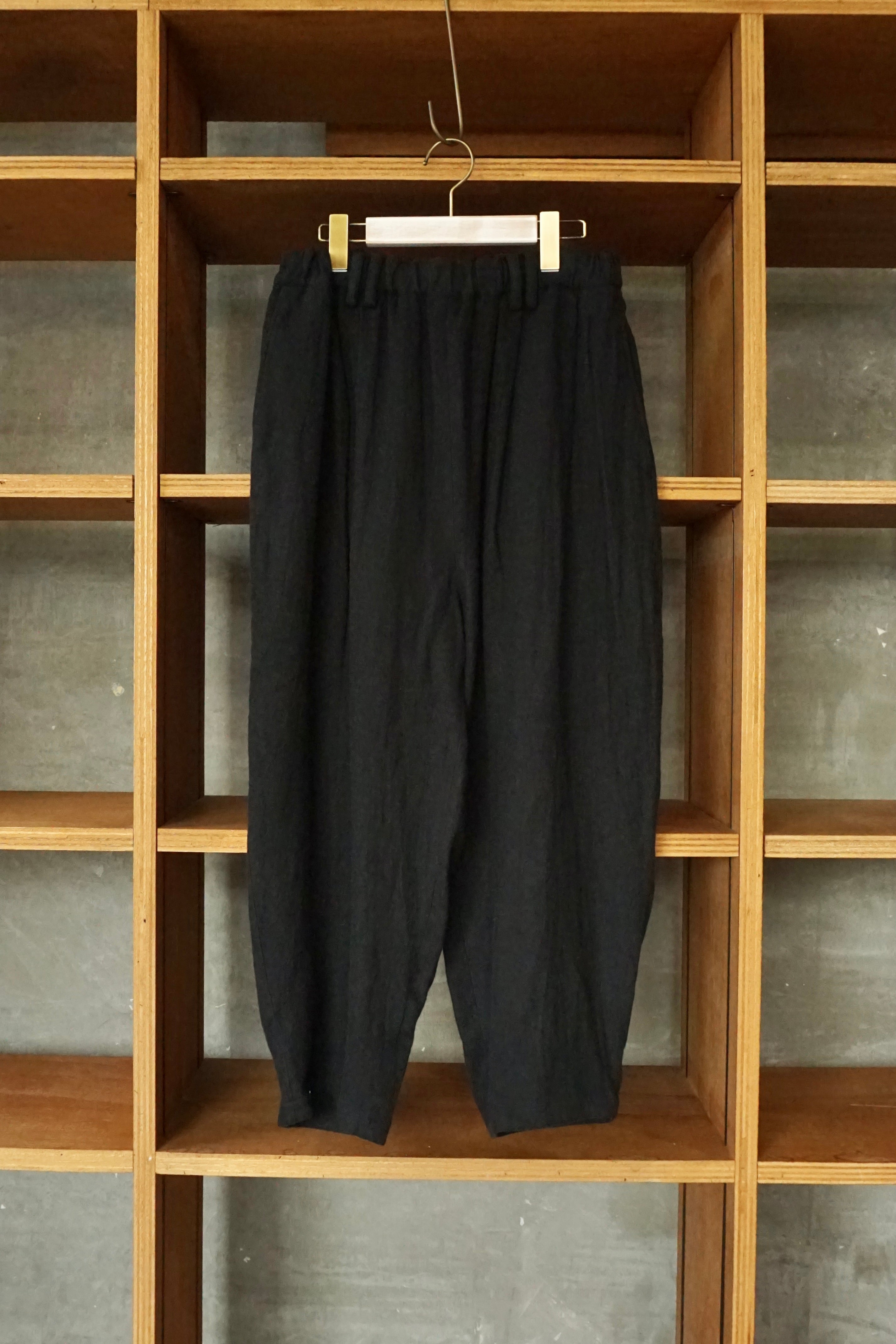 suzuki takayuki / farmer's wide pants（black）