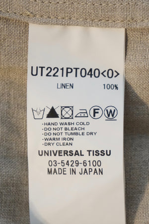 UNIVERSAL TISSU / トリプルワッシャーリネン 3Dオールインワン