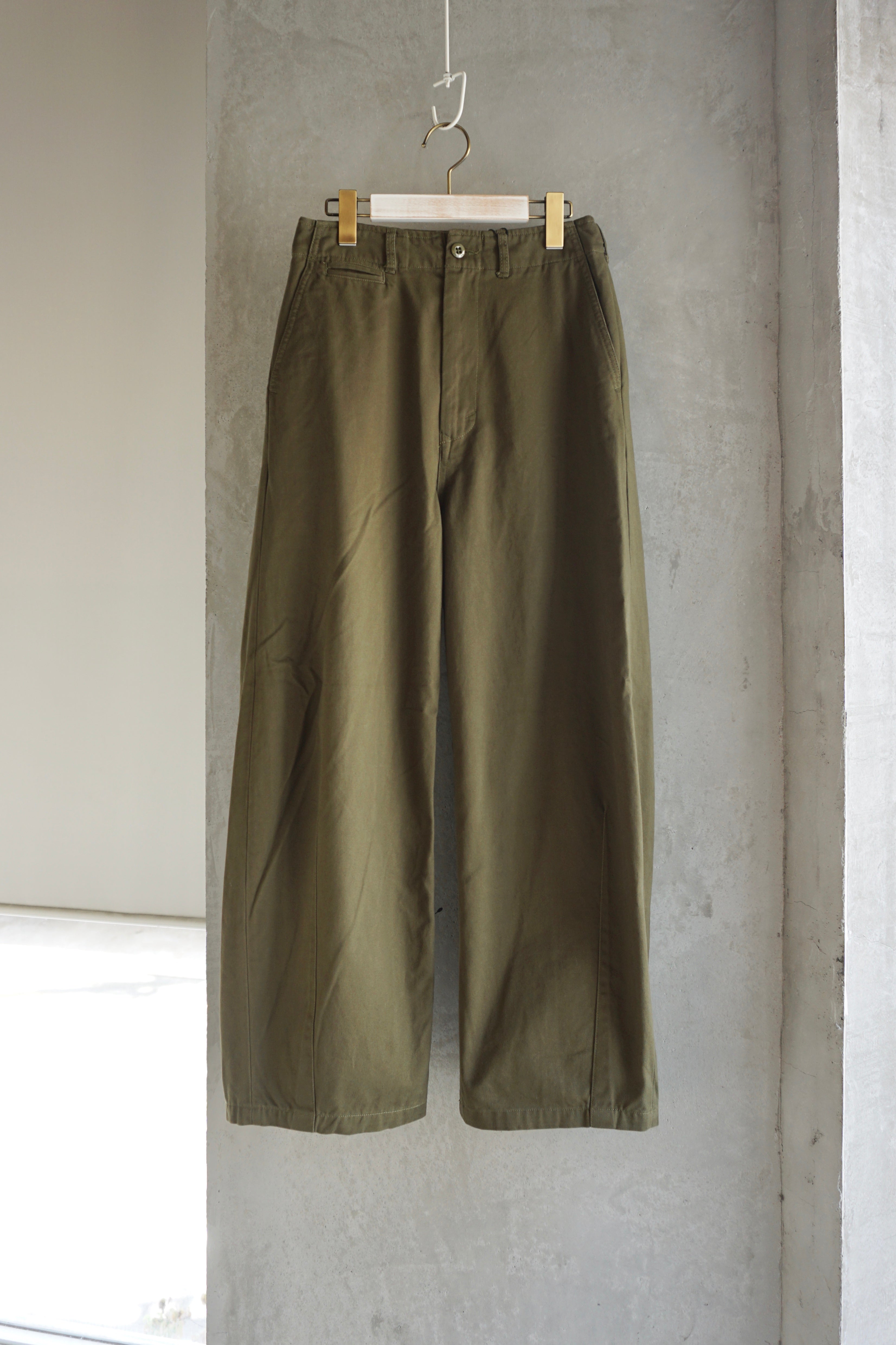 【SALE】KHAKI / TYPE-43 WIDE TROUSERS