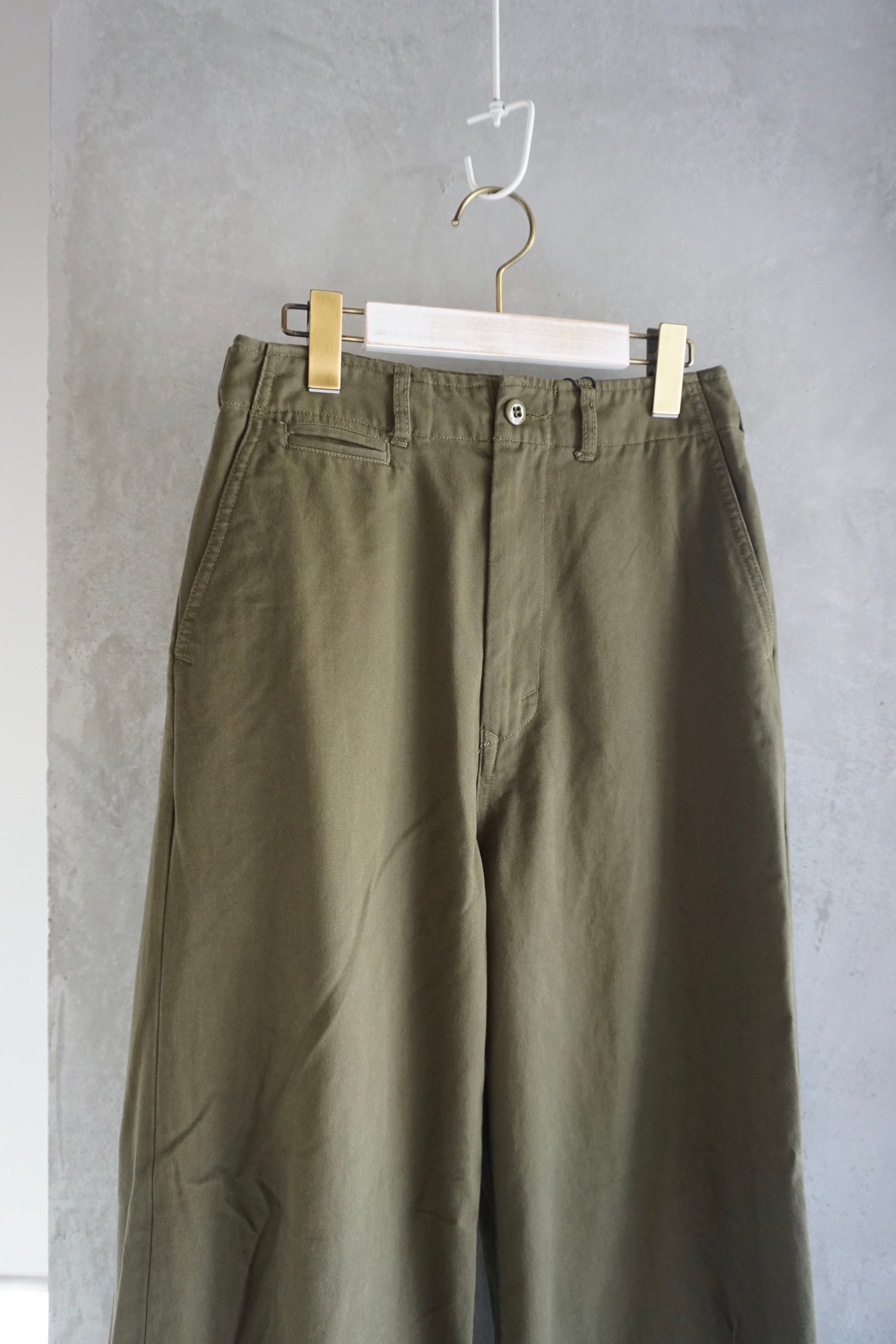 【SALE】KHAKI / TYPE-43 WIDE TROUSERS