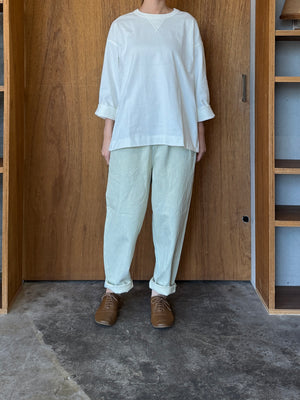 ASEEDONCLÖUD / HW long sleeve T-shirt（White）
