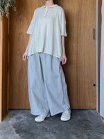 tumugu / C/Lフィール天竺×ハンドワッシャーローン ポロシャツ（KINARI）