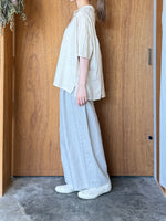 tumugu / C/Lフィール天竺×ハンドワッシャーローン ポロシャツ（KINARI）