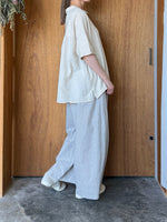 tumugu / C/Lフィール天竺×ハンドワッシャーローン ポロシャツ（KINARI）