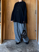 ASEEDONCLÖUD / Memories hand embroidery bag（Black）