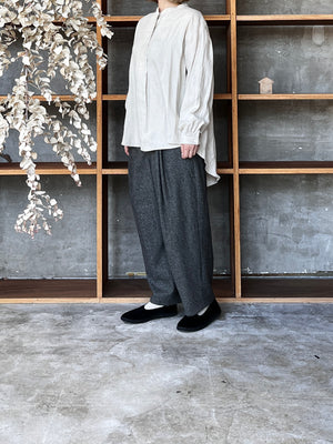 Re arrival!! IKKUNA / fly front shirt