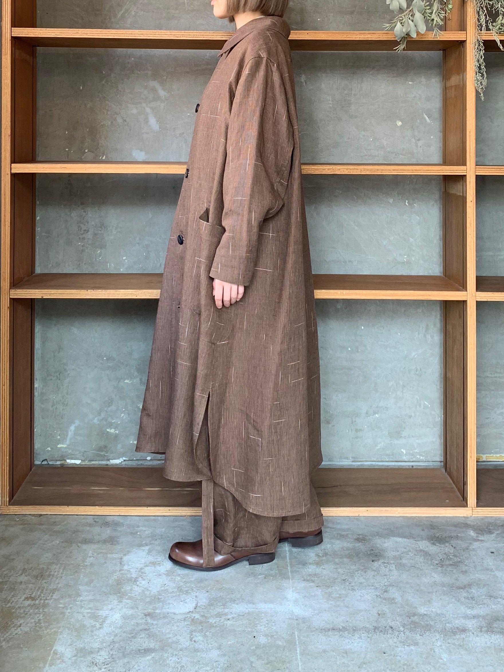 SUSURI / イロープコート（brown）