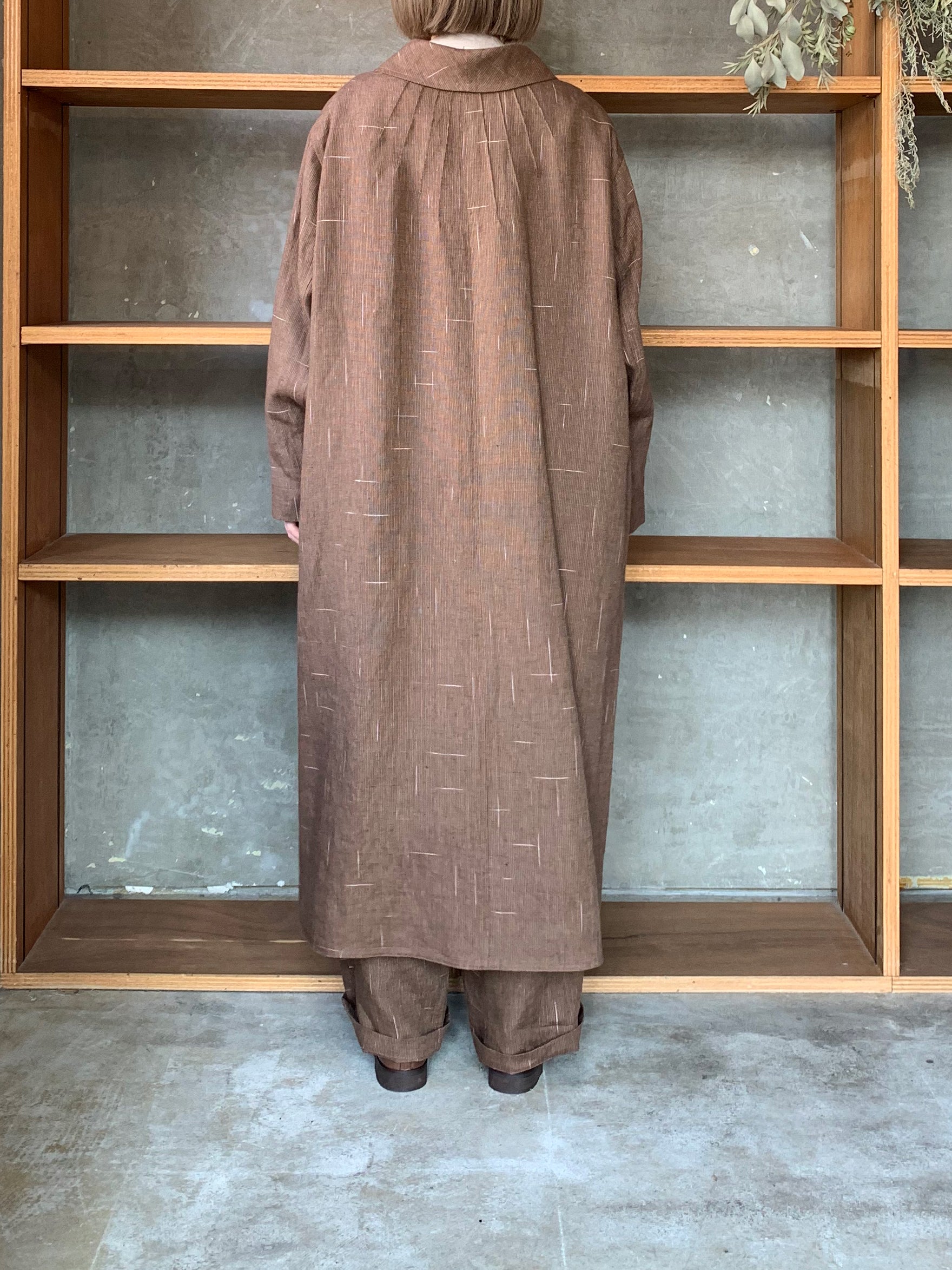 SUSURI / イロープコート（brown）