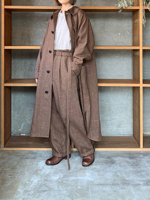 SUSURI / イロープコート（brown）