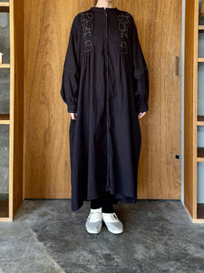 tumugu / コットンモス 2wayワンピース（BLACK）