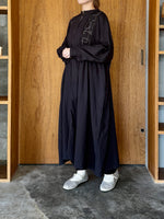 tumugu / コットンモス 2wayワンピース（BLACK）