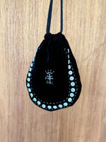 ASEEDONCLÖUD / Memories hand embroidery bag（Black）